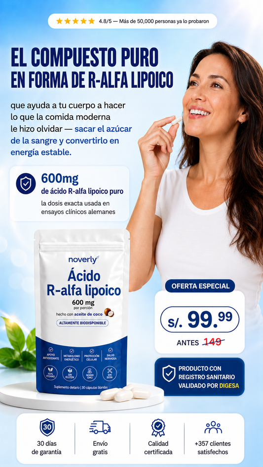 Ácido R-alfa Lipoico