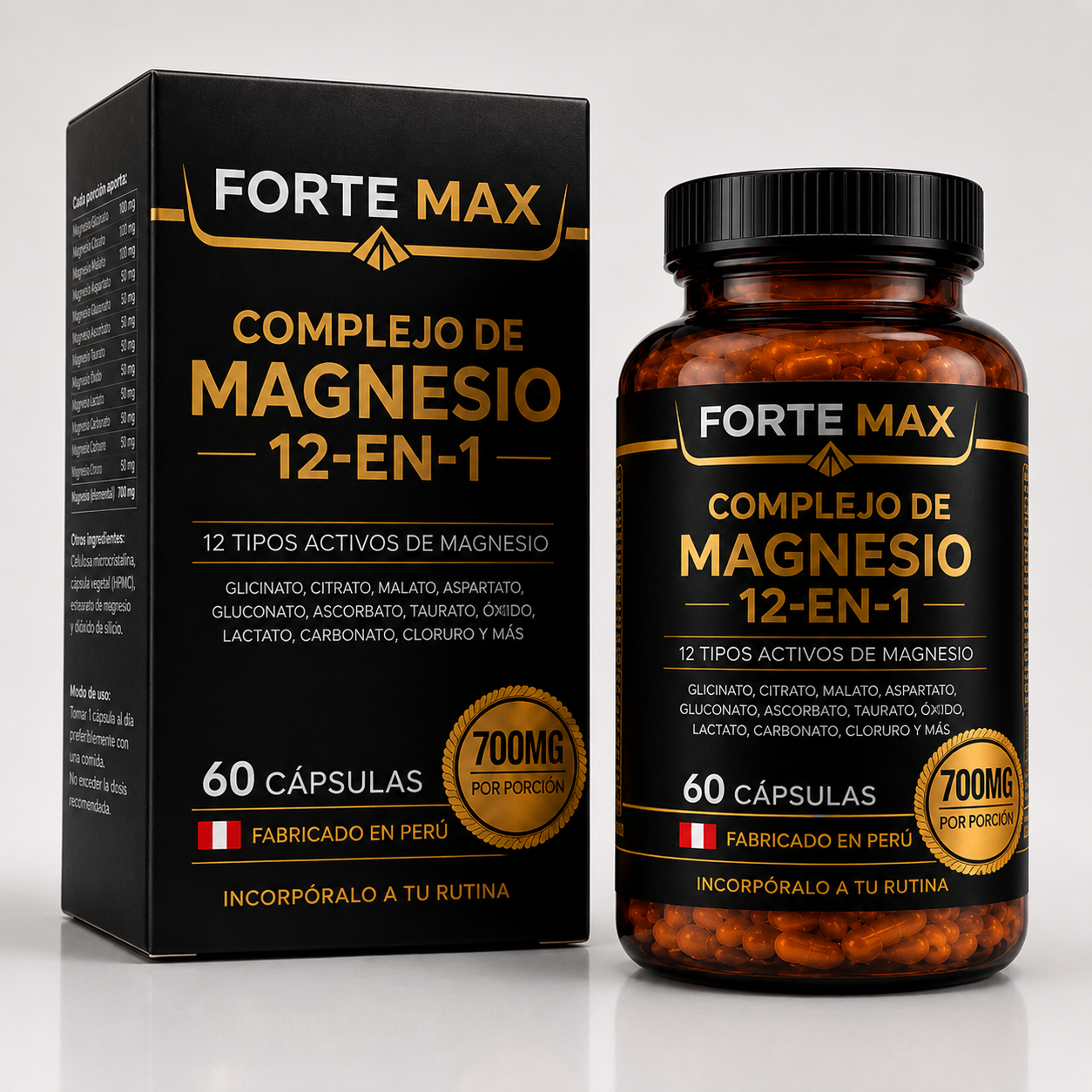 Complejo de Magnesio 12 en 1 - Forte Max