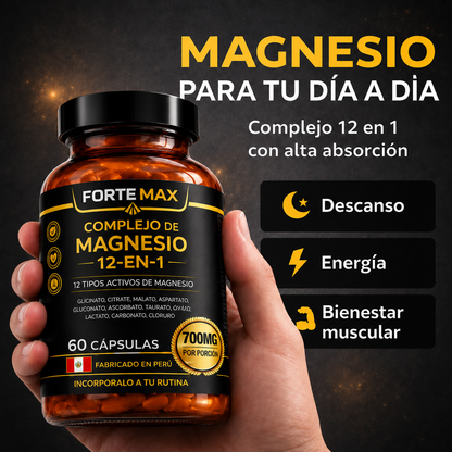 Complejo de Magnesio 12 en 1 - Forte Max